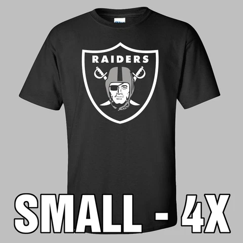 Las Vegas Raiders Shirt T-Shirt Football Oakland Los Angeles Raider Nation  S-4X Cover