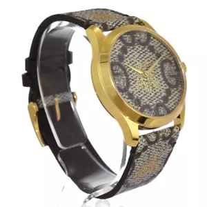 Orologio Gucci G Timeless Ya1264068 Bee Gg Supreme Quarzo Colore Oro Autentico con Scatola - Foto 1 di 8