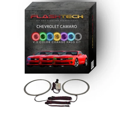 Kit Halo LED Multicolor Cambiante RGB para Faros Chevrolet Camaro 2010-2013 Foto 1 de 4