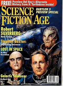 SCIENCE FICTION AGE Magazine Sept 1997 - Babylon 5 Preview Special - Free Book - Picture 1 of 2