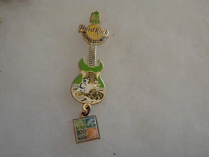 Hard Rock Cafe Pin Hollywood, FL Endangered Species Guitar Clouded Leopard 2012 - Picture 1 of 1