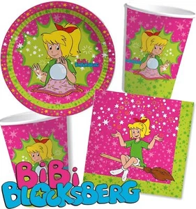 Set de fiesta BIBI BLOCKBERG para cumpleaños infantil y fiesta de brujas | 37 piezas decoración - Imagen 1 de 6