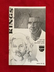 1977-1978 NBA Kansas City Kings media guide / Allen / Birdsong / Lacey / Wedman - Picture 1 of 1