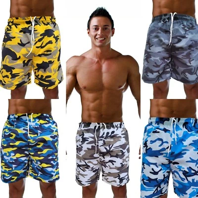 Camouflage Badeshorts Badehose Shorts Herren Männer Bermuda Shorts Sport Men  85 - Bild 1 von 4
