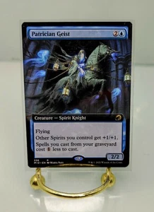 MTG Innistrad Midnight Hunt 338/277 Extended Art Patrician Geist Near Mint - Picture 1 of 2