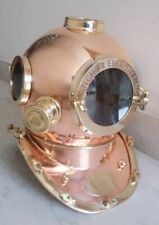 US Navy Mark V Antiques Diving Divers Helmet Solid Steel Amp Brass Christmas    