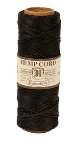 Hemp Cord (NOT JUTE) .5mm - Many Colors Available-Hemptique-Beading Jewelry Cord - Picture 1 of 29