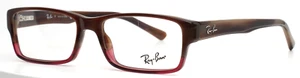 RAY BAN RB5169 5541 Brown Pink Unisex Rectangle Eyeglasses 52-16-140 B:31 - Picture 1 of 15