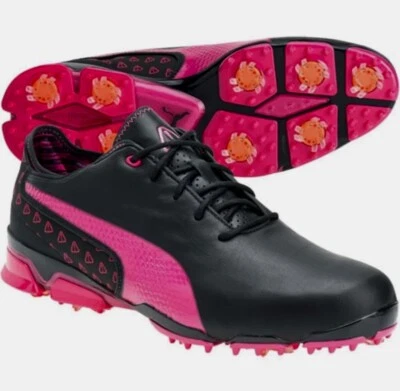 Zapato de golf Puma Pro Adapt 2019 Beth Page Black Ignite edición limitada para hombre talla 14 Foto 1 de 4