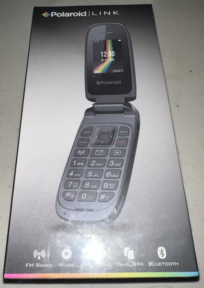 Polaroid LINK A2  Black Smartphone At&T Unlocked And More - Image 1 of 3