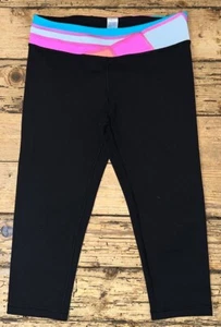 Iviva Girls Multi Color Rythmic Reversible Capri Size 12 EUC - Picture 1 of 4