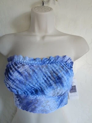 HANKY PANKY #9A7102 ПОДПИСЬ КРУЖЕВА С ПОДКЛАДКОЙ БАНДО, БОЛЬШОЙ, СИНИЙ/МУЛЬТИ, НОВЫЙ С ЯРЛЫКАМИ, $52 - Изображение 1 из 4