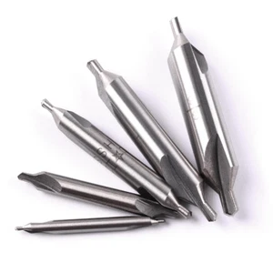 HSS CENTER DRILL 60°COUNTERSINK Bit Inch/Metric Lathe Mill Tooling SET - Picture 1 of 5
