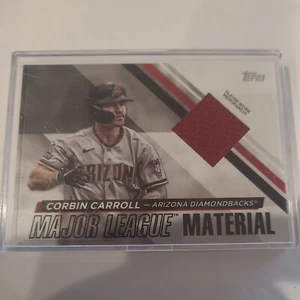 CORBIN CARROLL 2024 TOPPS MAJOR LEAGUE MATERIAL #MLM-CCA DBACKS - Picture 1 of 2