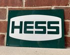 Hess Gasoline Oil Gas metal sign 12 Inch
