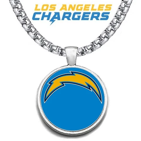 Large Los Angele LA Chargers Necklace Stainless Steel Chain Free Ship' D30 Cover