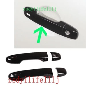 4x For Subaru BRZ Front Left Right Door Outer Handle Bright Black ABS Cover Trim - Picture 1 of 1