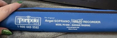 Peripole Angel Soprano Halo Recorder Model PB 6000 Baroque Fingering Carry Bag , - Image 1 of 4