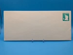 Busta Stati Uniti affrancatura 6 centesimi inutilizzata statua della libertà in rilievo - Foto 1 di 3