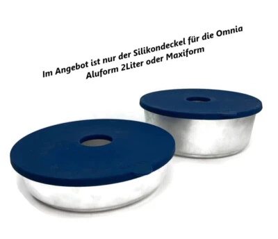 STYYL Silikondeckel 1 Stück für OMNIA Ofen Form 2L oder Maxi 3L Aufbewahrungsabdeckung