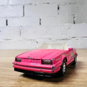 Cadillac Allante Pink Matchbox Superfast MB189 White Interior 1992 Zigzag - Picture 1 of 15