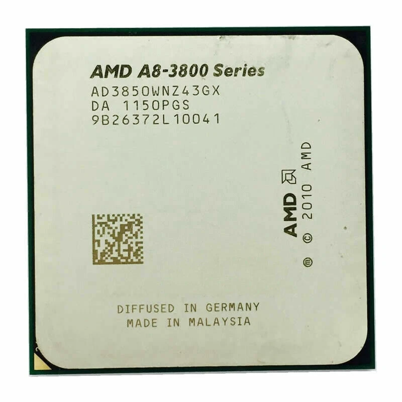 AMD A8-Series A8-3850 CPU Quad-Core 2.9 GHz 4M Socket FM1 Processor - Image 1 of 1