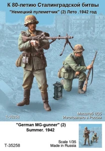 Tank Model 35258 1/35 German MG Gunner (2), Summer 1942 - Picture 1 of 1