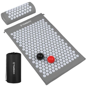 TOMSHOO Acupressure Mat And Pillow + Ball Massage Set For Muscle Relaxation S5W1 - Picture 1 of 8
