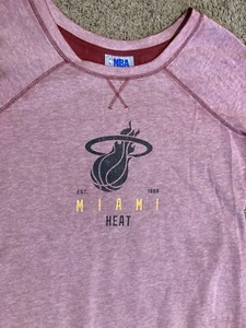 NWT! Miami Heat Women’s Large NBA Crew Sweatshirt - Picture 1 of 2