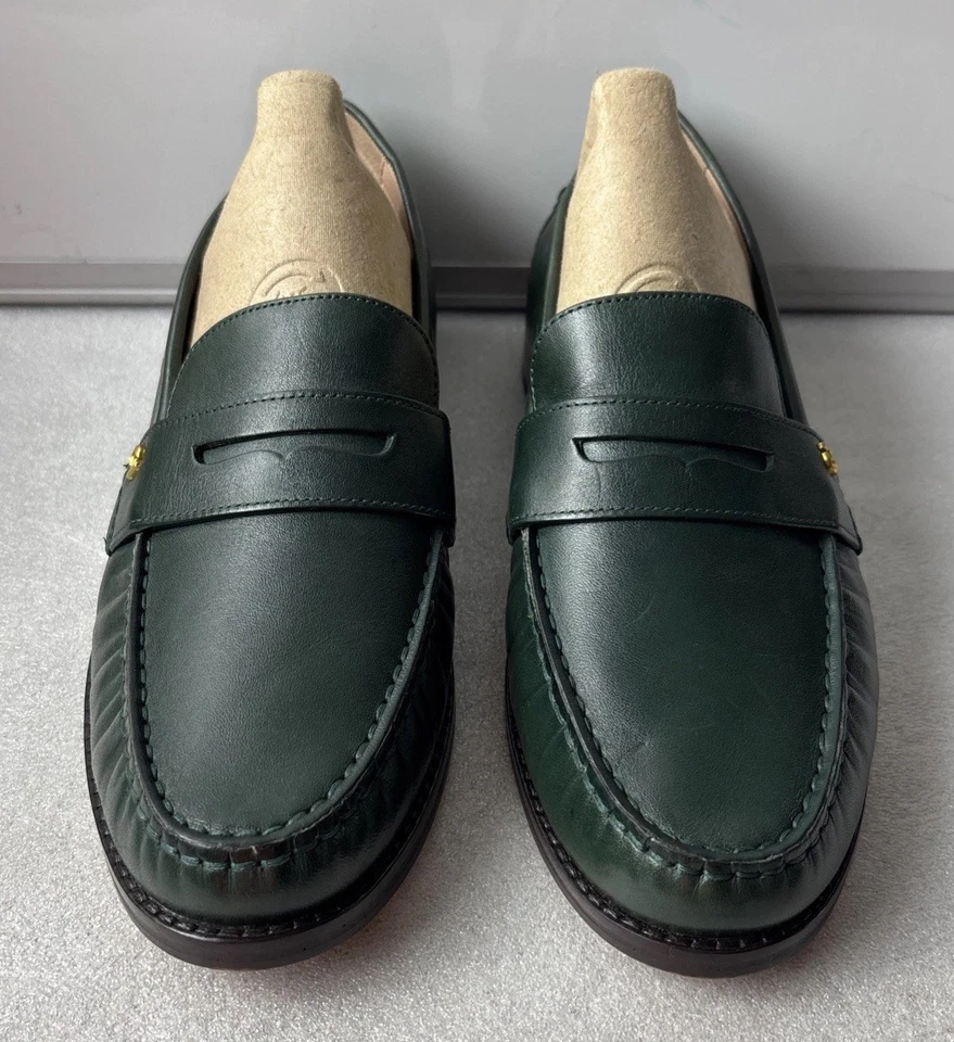 Mocasines para mujer Cole Haan Lux Pinch Penny, cuero escarabajo talla 8 B Foto 1 de 4