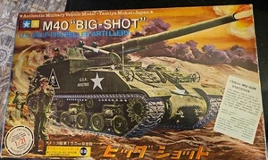 Tamiya 1/21 Deluxe Tank remote-control series M40 Big Shot.  1960s - Picture 1 of 6