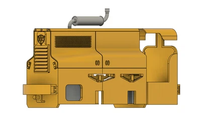 MODELLBAU KAUSSEN Deutz A2M Feldbahn Spur 2f auf H0 (G n15) Bausatz ohne Fahrwerk
