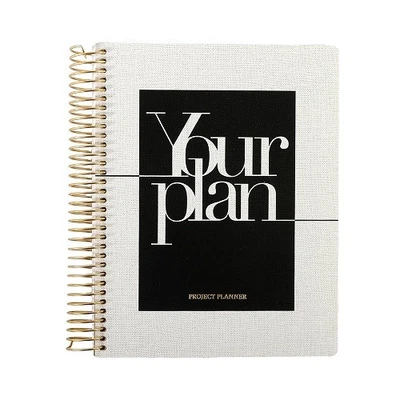 Taccuino spiralato 15x21 cm PROJECT PLANNER.Arte&bene.YOUR PLAN - Immagine 1 di 2