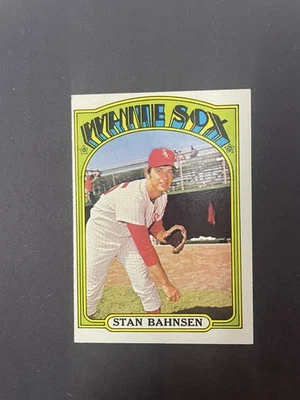 1972 TOPPS BASEBALL STAN BAHNSEN #662 HIGH SERIES WHITE SOX EX - Image 1 of 2