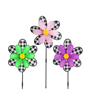 Flower Pinwheel Spinner, 3 Assorted - Image 1 of 4