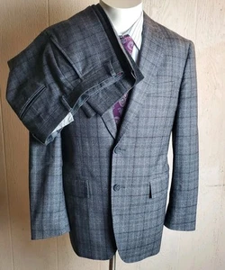 Todd Snyder Suit Mens 38 Gray Glen Plaid Flannel Sutton Fit Wool Jacket Pant - Picture 1 of 19