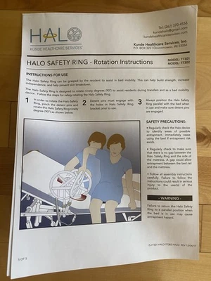 NEW! Halo Safety Bed Rings ALC - Model 77301 (single)   - Image 1 of 4