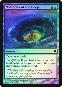 MTG FOIL Mysteries of the Deep  - Worldwake #033 - Picture 1 of 1