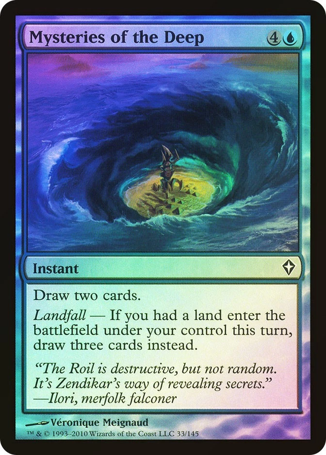 MTG FOIL Mysteries of the Deep  - Worldwake #033 - Image 1 of 1