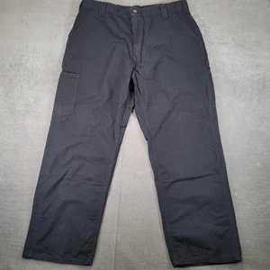 Pantalones de trabajo Carhartt para hombre B151 sueltos calce original negros talla 38x30 algodón - Imagen 1 de 12