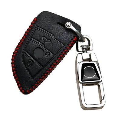 3 Button Key Fob Cover Case Holder Bag Fit For BMW X2 X3 X4 X5 X6 X7 1 2 5 7 New - Image 1 of 4