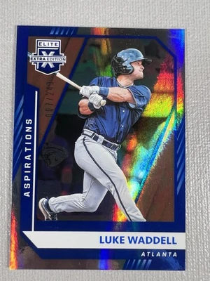 2021 Panini Elite Extra Edition Aspirations Luke Waddell 007/249 - Image 1 of 3