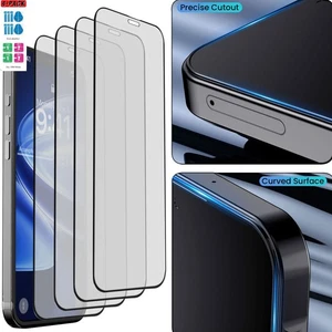 4 Pieces Clear Tempered Glass Screen Protectors For iPhone 11 Pro Max/11 Pro/11 - Picture 1 of 31
