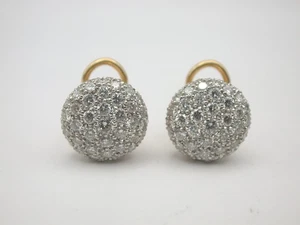 feine Diamant / Brillant Ohrstecker massiv Gold 750 - Bild 1 von 8