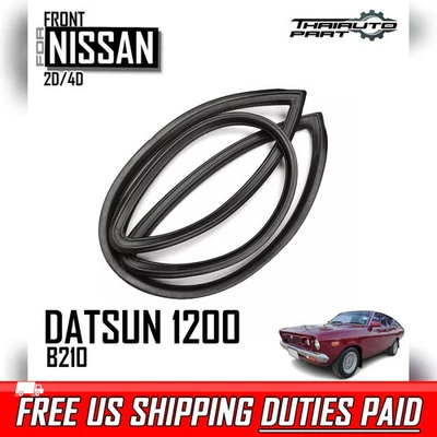 Parabrisas delantero de goma para Nissan Datsun 1200 Sunny B210 120Y Foto 1 de 4