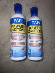 2 API TAP WATER CONDITIONER Aquarium Water Conditioner 16-Ounce Bottles - Picture 1 of 3