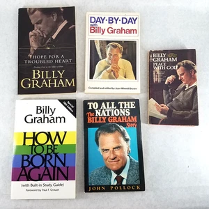 Lot of 5 Billy Graham Softcovers - Titles in Description - Bild 1 von 21