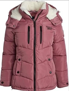 Reebok Kids Jactet Faux Fur Size 4 - Picture 1 of 10