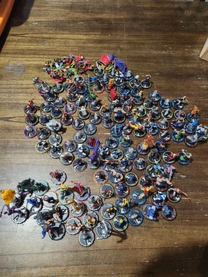 Lot Of Old Marvel Heroclix  All Sets Before Cards. Uniques Golds Red Blue Yellow - Image 1 of 4