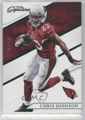 2016 Panini Prime Signatures Prime Proof Green /10 Chris Johnson #4 - Image 1 of 2